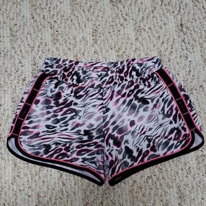 3/$15 Justice Shorts Zebra w/Pink Size 14
